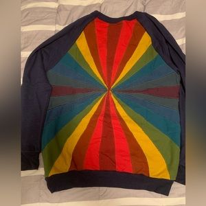 AVIATOR NATION CREWNECK ZIPPER FRONT POCKETS XXL